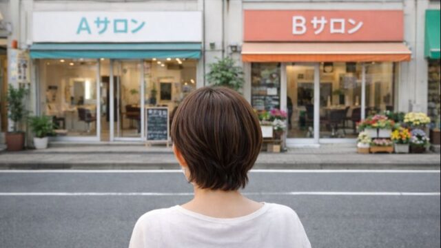 カットとカラーを別々のサロンへ行くという選択肢